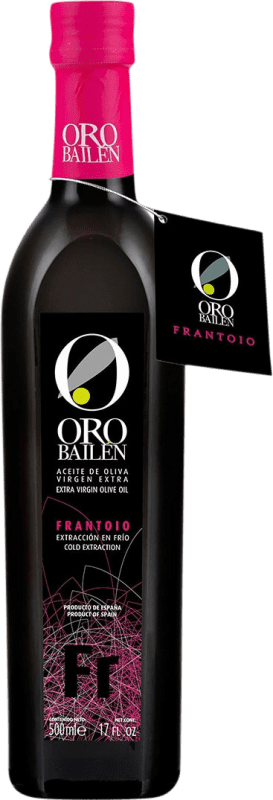 18,95 € Kostenloser Versand | Olivenöl Oro Bailén E-NOL Extra Nativ Andalusien Spanien Frantoio Medium-Flasche 50 cl