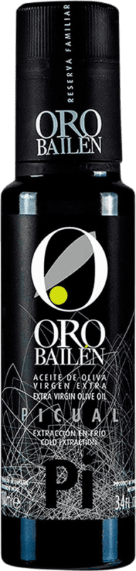 4,95 € Kostenloser Versand | Olivenöl Oro Bailén E-NOL Extra Nativ Andalusien Spanien Picual Miniaturflasche 10 cl Glas