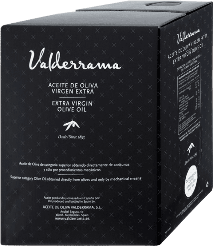 103,95 € Envio grátis | Azeite de Oliva Valderrama Castela-Mancha Espanha Arbequina Bag in Box 5 L