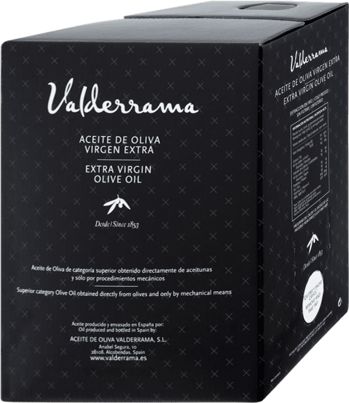83,95 € Spedizione Gratuita | Olio d'Oliva Valderrama Castilla-La Mancha Spagna Picuda Bag in Box 5 L