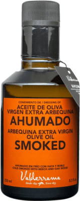 15,95 € Envío gratis | Aceite de Oliva Valderrama Ahumado Vidrio Castilla la Mancha España Arbequina Botellín 25 cl
