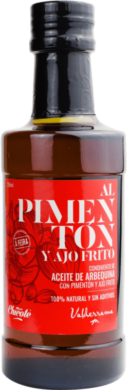 76,95 € Envoi gratuit | Boîte de 6 unités Huile d'Olive Valderrama Pimentón y Ajo Frito Castilla La Mancha Espagne Petite Bouteille 25 cl Verre