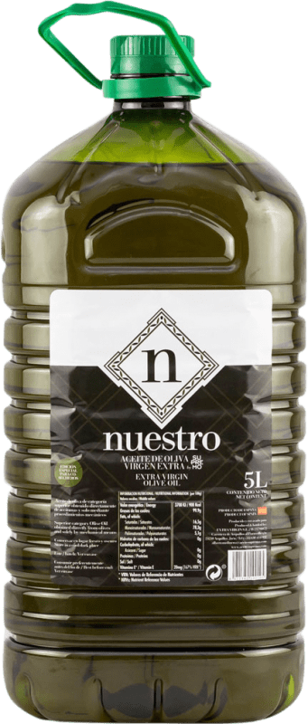 41,95 € Envoi gratuit | Huile d'Olive Supremo Nuestro HOVE Vierge Extra Jaén Espagne Picual Jerrican 5 L PET
