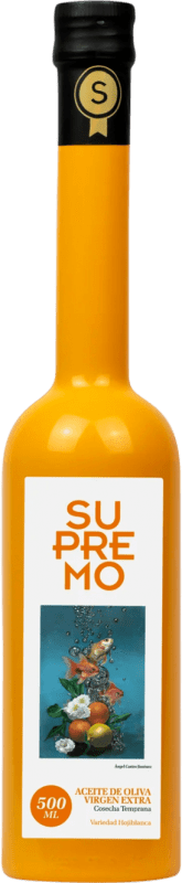 17,95 € Kostenloser Versand | Olivenöl Supremo Vidrio Andalusien Spanien Hojiblanca Medium Flasche 50 cl