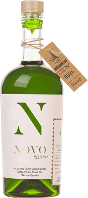 29,95 € Envío gratis | Aceite de Oliva Nobleza del Sur NOVO by Lola Sagra Edición Limitada Vidrio Andalucía España Picual Botella Medium 50 cl