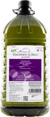 68,95 € Envío gratis | Aceite de Oliva Hacienda el Palo PET Andalucía España Picual Garrafa 5 L