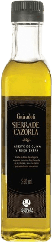 154,95 € Free Shipping | 24 units box Olive Oil Valdolivo Sierra de Cazorla Vidrio D.O. Sierra de Cazorla Andalusia Spain Picual Small Bottle 25 cl