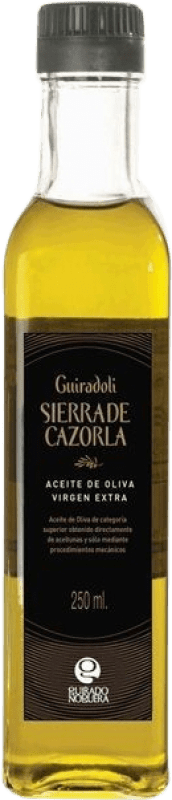151,95 € Envoi gratuit | Boîte de 24 unités Huile d'Olive Valdolivo HOVE Vierge Extra D.O. Sierra de Cazorla Andalousie Espagne Picual Petite Bouteille 25 cl Verre
