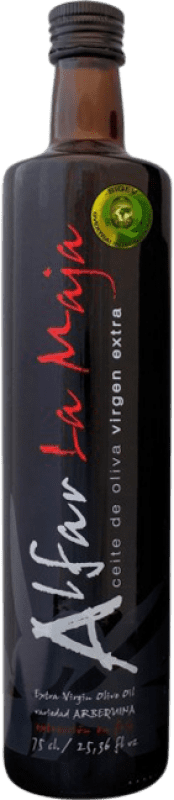 13,95 € Envio grátis | Azeite de Oliva La Maja Alfar Vidrio D.O. Navarra Navarra Espanha Arbequina Garrafa 75 cl