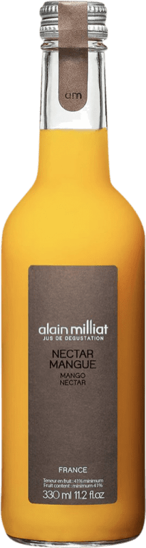 7,95 € Free Shipping | Juice Alain Milliat France Third-Liter Bottle 33 cl Glass Mango, Nectar