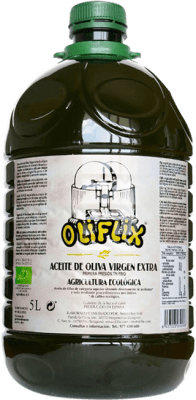 94,95 € Free Shipping | Olive Oil Antonio Rey Solé Oliflix Ecológico PET D.O. Terra Alta Catalonia Spain Carafe 5 L