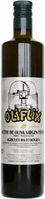 17,95 € Spedizione Gratuita | Olio d'Oliva Antonio Rey Solé Oliflix Ecológico Vidrio D.O. Terra Alta Catalogna Spagna Bottiglia 75 cl