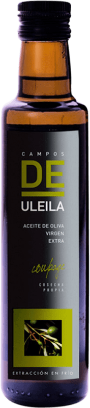 98,95 € Envoi gratuit | Boîte de 12 unités Huile d'Olive Campos de Uleila HOVE Vierge Extra Andalousie Espagne Bio — Écologique Petite Bouteille 25 cl Verre