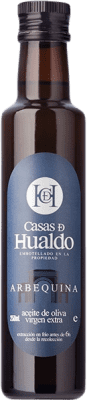 92,95 € Envoi gratuit | Boîte de 12 unités Huile d'Olive Casas de Hualdo Vidrio Castilla La Mancha Espagne Arbequina Petite Bouteille 25 cl