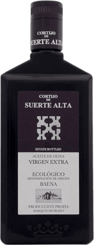 19,95 € Kostenloser Versand | Olivenöl Cortijo de Suerte Alta E-NOL Extra Nativ D.O. Baena Andalusien Spanien Medium-Flasche 50 cl Glas