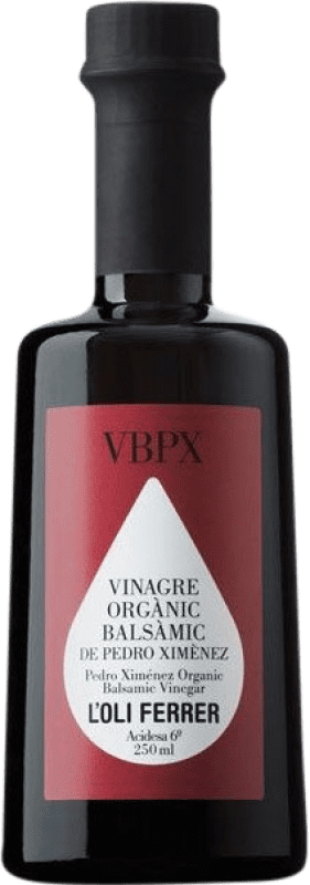 58,95 € Spedizione Gratuita | Scatola da 6 unità Aceto L'Oli Ferrer Balsamico Catalogna Spagna Pedro Ximénez Eco — Biologico Bottiglietta 25 cl Vetro