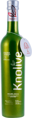 29,95 € Envío gratis | Aceite de Oliva Hispasur Knolive Vidrio Andalucía España Hojiblanca Botella Medium 50 cl