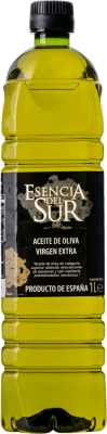 9,95 € Spedizione Gratuita | Olio d'Oliva Oleocampo Esencia del Sur EVO Extra Vergine Andalusia Spagna Picual 1 L PET