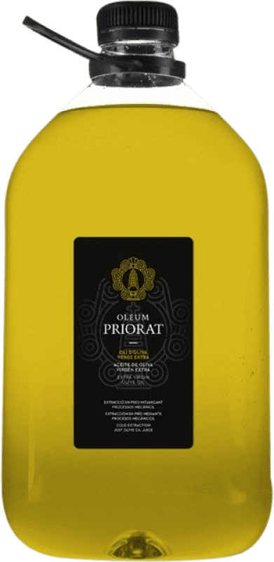 59,95 € Бесплатная доставка | Оливковое масло Oleum Priorat ЭВО Экстра Вирджин D.O.P. Siurana Каталония Испания Arbequina — Арбекина Канистра 5 L PET — ПЭТ