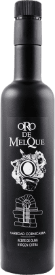 13,95 € Envío gratis | Aceite de Oliva Oro de Melque Vidrio Castilla la Mancha España Cornicabra Botella Medium 50 cl