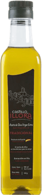 8,95 € 免费送货 | 橄榄油 Roldán 1895 Castillo de Íllora 传统, Marasca — 马拉斯卡瓶, EVOO 特级初榨 D.O. Poniente de Granada 安达卢西亚 西班牙 中瓶装 50 cl PET — 塑料