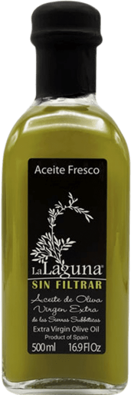 8,95 € 免费送货 | 橄榄油 Sucesores Hnos. López La Laguna Fresco Sin Filtrar Vidrio 安达卢西亚 西班牙 Picual 瓶子 Medium 50 cl