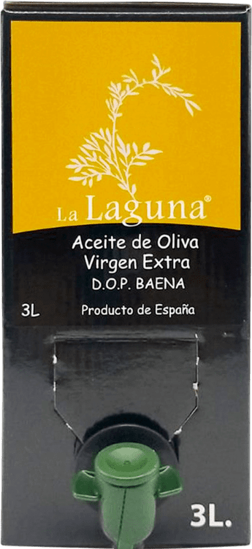 44,95 € Бесплатная доставка | Оливковое масло Sucesores Hnos. López La Laguna D.O. Baena Андалусия Испания Bag in Box 3 L