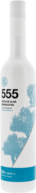 19,95 € Kostenloser Versand | Olivenöl Terraverne 555 E-NOL Extra Nativ Andalusien Spanien Hojiblanca Medium-Flasche 50 cl