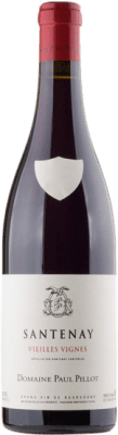 62,95 € Kostenloser Versand | Rotwein Paul Pillot Vielles Vignes Rouge A.O.C. Santenay Burgund Frankreich Spätburgunder Flasche 75 cl