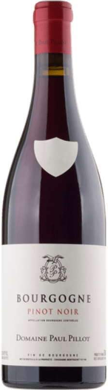 36,95 € Envío gratis | Vino Tinto Paul Pillot A.O.C. Bourgogne Borgoña Francia Pinot Negro 75 cl
