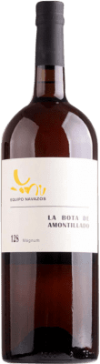 96,95 € Envío gratis | Vino generoso Equipo Navazos La Bota 128 Amontillado D.O. Montilla-Moriles Andalucía España Pedro Ximénez Botella Magnum 1,5 L