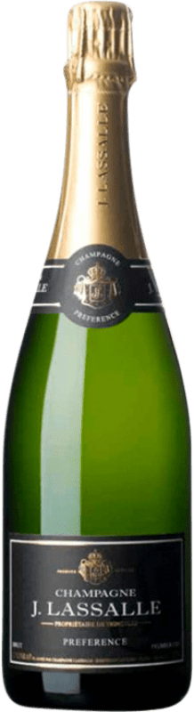 58,95 € 送料無料 | 白のスパークリングワイン Jules Lassalle Preference Extra Brut — エクストラ・ブリュット A.O.C. Champagne シャンパン フランス Pinot Noir — ピノ・ノワール, Chardonnay — シャルドネ, Pinot Meunier — ピノ・ムニエ 75 cl
