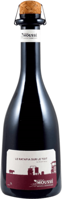 53,95 € Envío gratis | Licores Cédric Moussé Ratafia Recette d'Edmond A.O.C. Champagne Champagne Francia Pinot Meunier Botella Medium 50 cl