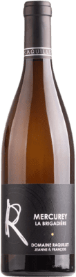 37,95 € Envio grátis | Vinho branco Francois Raquillet La Brigadiere Blanc A.O.C. Mercurey Borgonha França Chardonnay Garrafa 75 cl