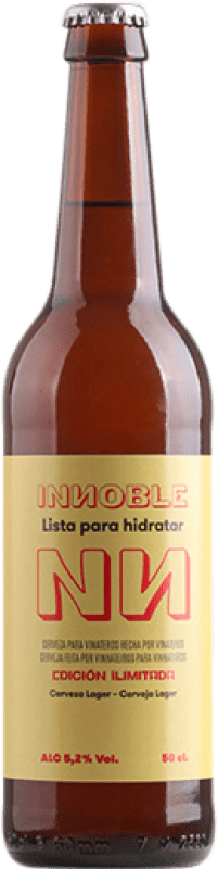 249,95 € Envío gratis | Caja de 24 unidades Cerveza Innoble Lager República Checa Botella Medium 50 cl
