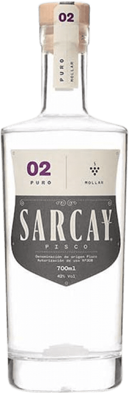 39,95 € Envoi gratuit | Pisco Sarcay 02 Puro Pérou 70 cl