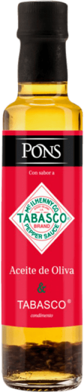 9,95 € Envío gratis | Aceite de Oliva Clos Pons Tabasco España Botellín 25 cl