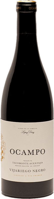 36,95 € Envío gratis | Vino tinto Presas Ocampo Vijariego Negro D.O. Tacoronte-Acentejo Islas Canarias España Vijariego Negro Botella 75 cl