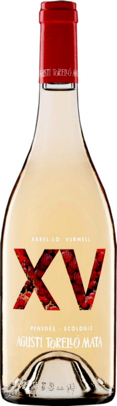 9,95 € Free Shipping | Rosé Wine Agustí Torelló XV D.O. Penedès Catalonia Spain Xarel·lo Vermell 75 cl