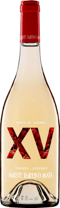 10,95 € Envio grátis | Vinho rosé Agustí Torelló XV D.O. Penedès Catalunha Espanha Xarel·lo Vermell Garrafa 75 cl