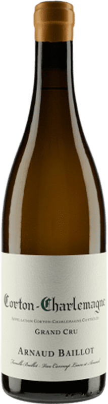 526,95 € Envio grátis | Vinho branco Domaine Arnaud Baillot A.O.C. Corton-Charlemagne Borgonha França Chardonnay Garrafa 75 cl