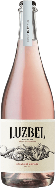 39,95 € Kostenloser Versand | Rosé Sekt Frontonio Luzbel Pét-Nat Pétillant Naturel — Natürlich Perlender Spanien Garnacha — Grenache 75 cl