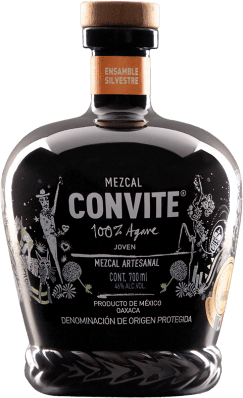 134,95 € Бесплатная доставка | Mezcal Convite Ensamble Silvestre Мексика бутылка 70 cl