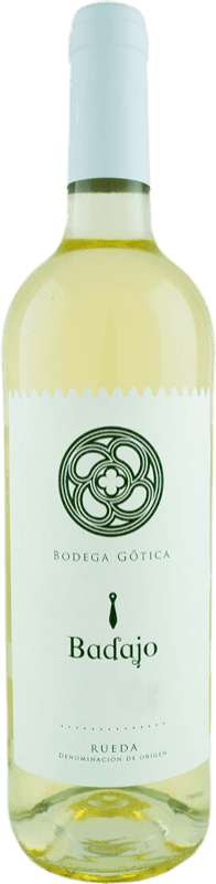 5,95 € Envío gratis | Vino blanco Gótica Badajo D.O. Rueda España Verdejo Botella 75 cl