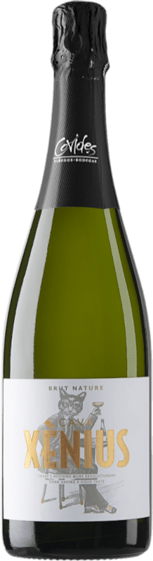 9,95 € Envio grátis | Espumante Branco Covides Xènius Brut Nature — Bruto Natural D.O. Cava Espanha Macabeo, Xarel·lo, Parellada 75 cl