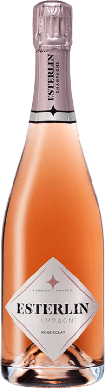 24,95 € 免费送货 | 桃红起泡酒 Esterlin Éclat Rosé — 桃红葡萄酒 A.O.C. Champagne 香槟酒 法国 Pinot Noir — 黑皮诺, Chardonnay — 莎当妮, Pinot Meunier — 黑皮诺·莫尼耶 75 cl