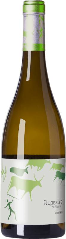 7,95 € 免费送货 | 白酒 Santa Cruz de Alpera Rupestre Eco D.O. Almansa 西班牙 Verdejo 瓶子 75 cl