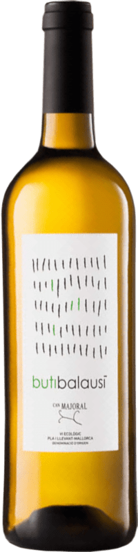 10,95 € Бесплатная доставка | Белое вино Can Majoral Butibalausi D.O. Pla i Llevant Майорка Испания Chardonnay — Шардоне, Parellada — Парельяда, Premsal — Прэмсаль Бутылка 75 cl