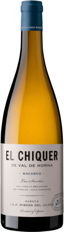 7,95 € Envoi gratuit | Vin blanc Val de Horna El Chiquer Ribera del Jiloca Espagne Macabeo Bouteille 75 cl