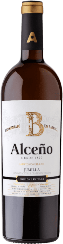 11,95 € Envoi gratuit | Vin blanc Alceño Blanco Fermentado en Barrica D.O. Jumilla Espagne Sauvignon Blanc Bouteille 75 cl